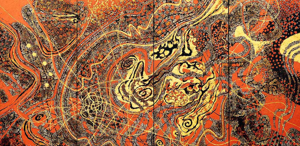 Modern art by Hue, Vietnam artist Truong Be