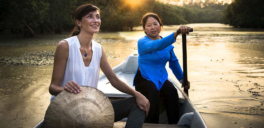 Boat cruise on the Mekong Delta