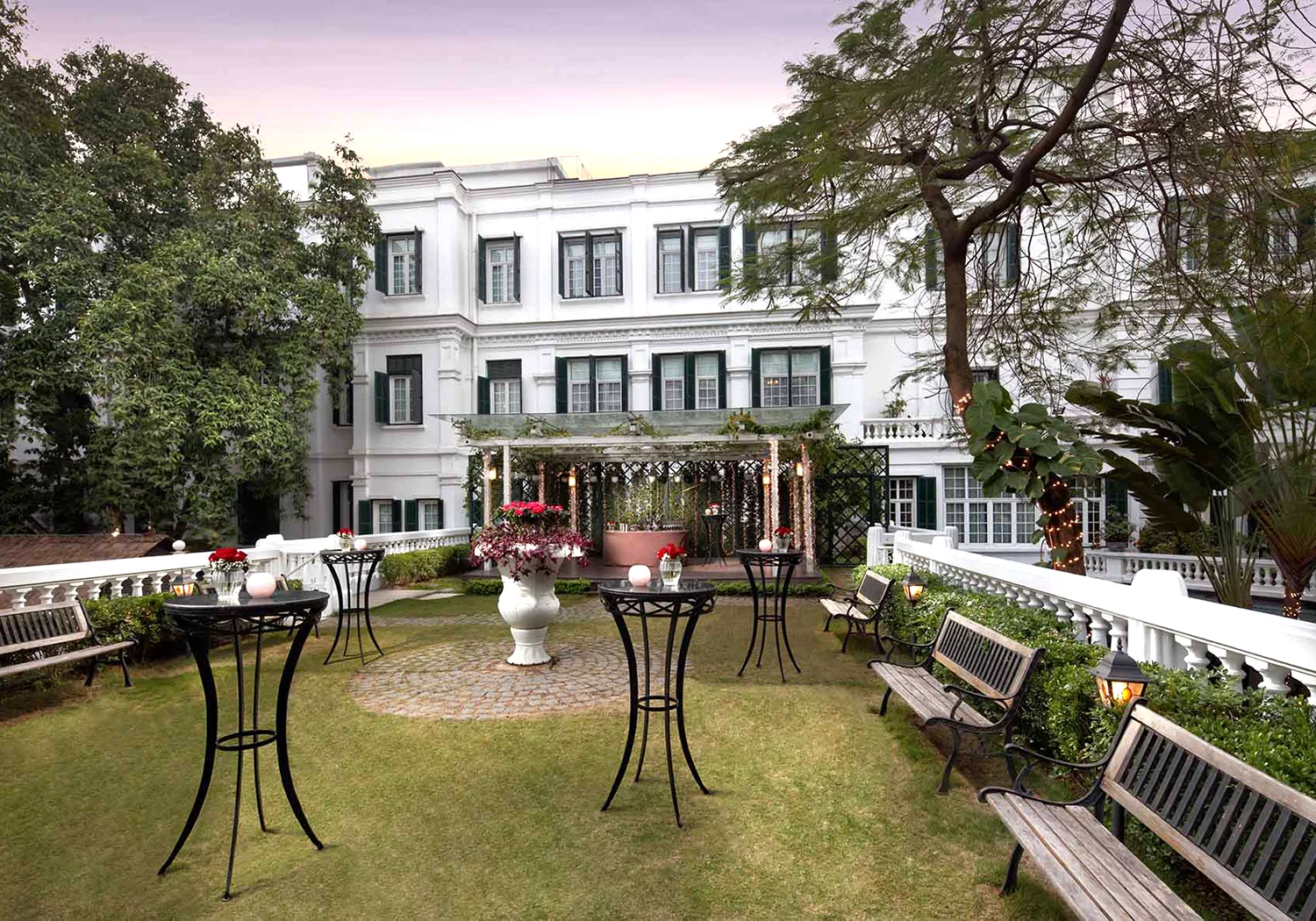 Courtyard at the Sofitel Legend Metropole Hanoi
