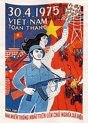 Vietnam war-era propaganda poster