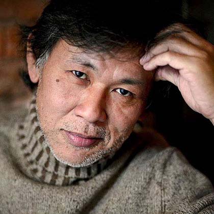 Writer and artist Nguyen Qui Duc in Hanoi, Vietnam