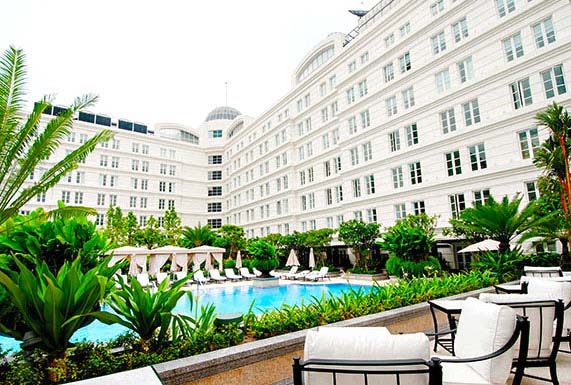 Park Hyatt Saigon, Vietnam, pool area, 