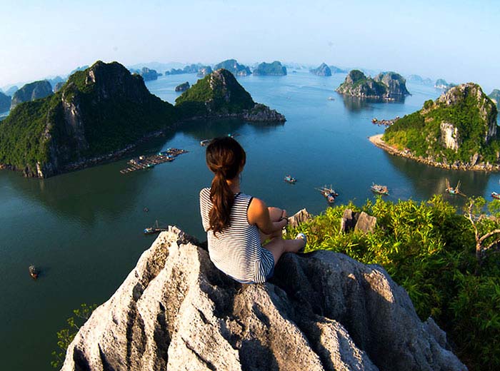 Halong Bay, Vietnam from above
