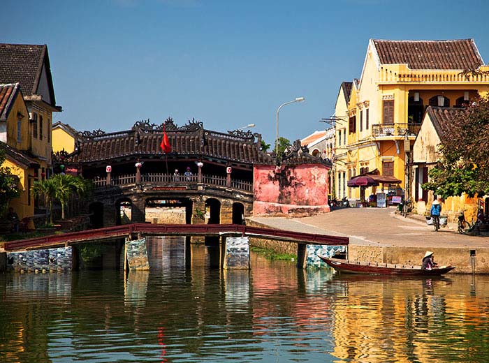 Japanese covered bridge in Hoi An, Vietnam
