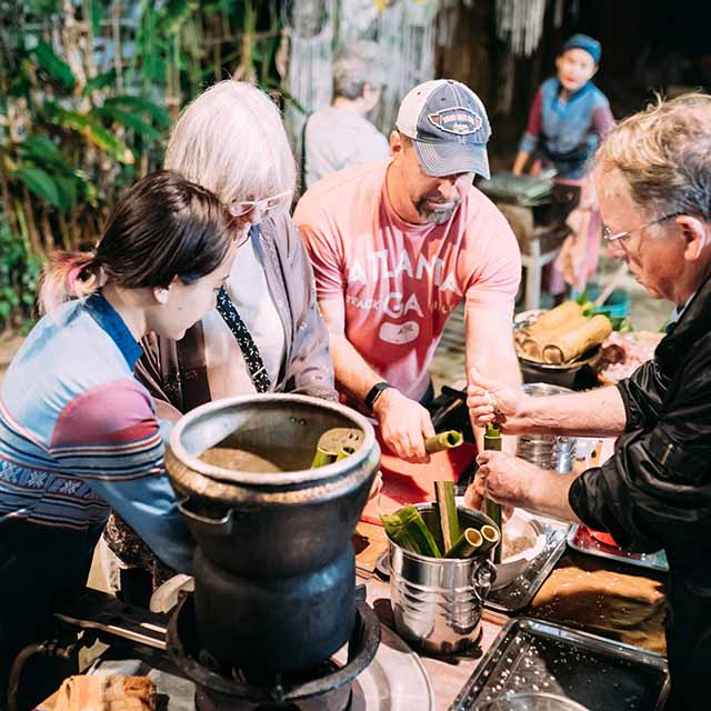 Cooking experience on a Vietnam culinary trip
