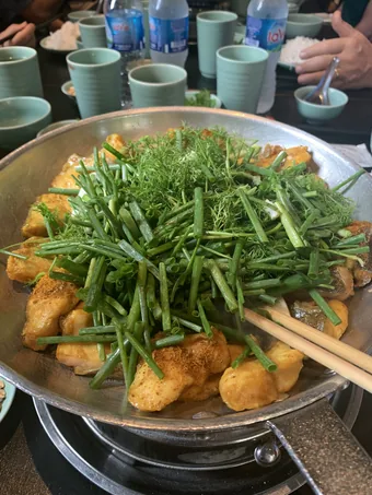 Chả cá at Vã Long restaurant
