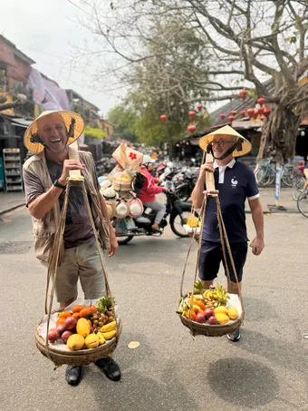 Farm to market produce in Vietnam