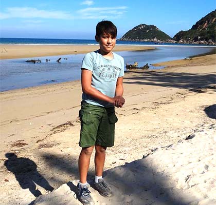 Mario Morris at Dai Linh Beach