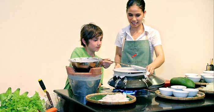 Family cooking class in Hoi An, Vietnam