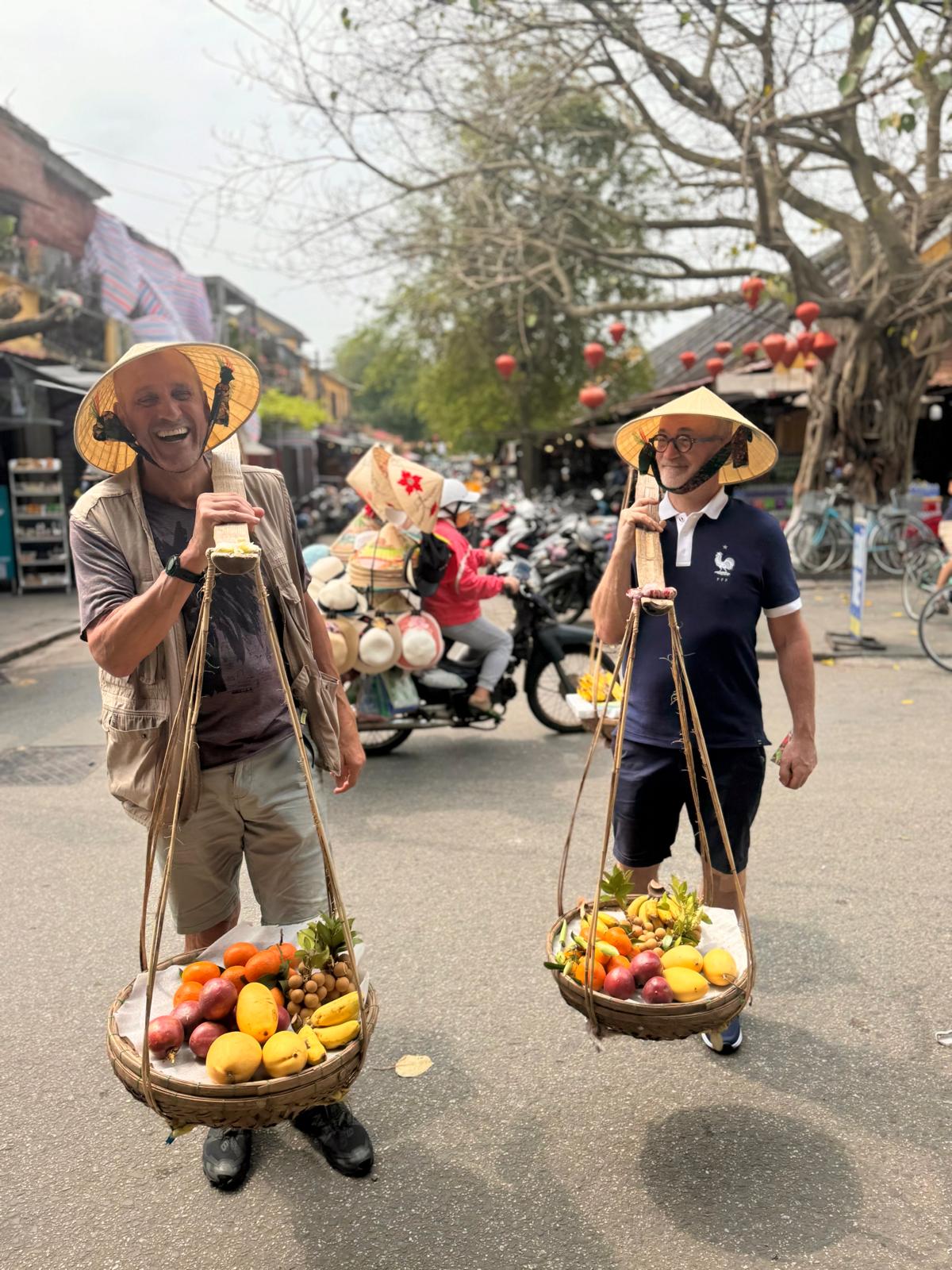 Farm to market produce in Vietnam