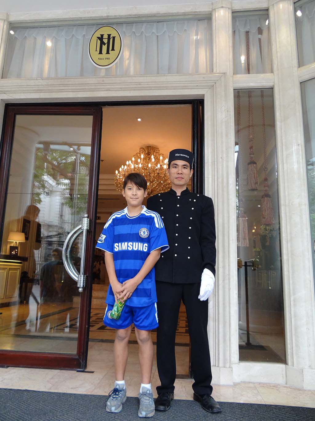 Vietnam with kids: at the Hanoi Metropole